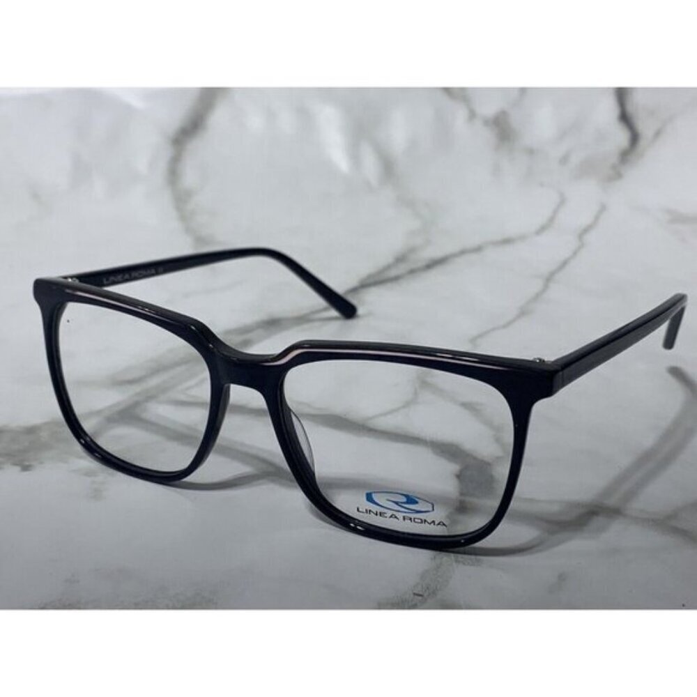 LINEA ROMA CLASS 464 C3 53-17-148 Black Plastic Glasses Frames